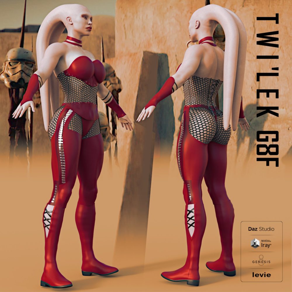 Twi'lek For Genesis 8 Females