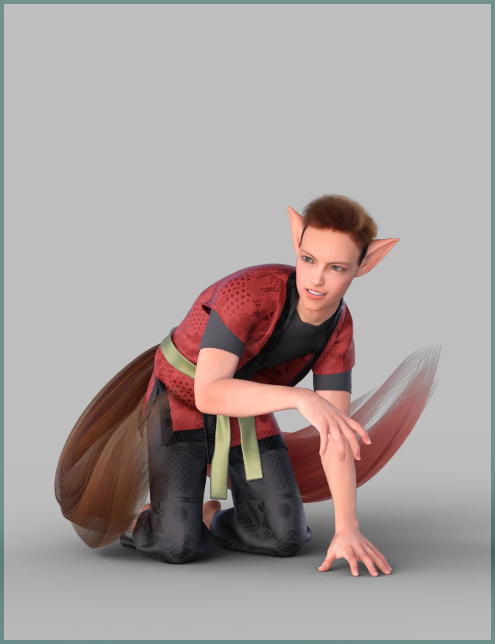 Twintails Poses for Kota 8.1 and Genesis 8.1 Males