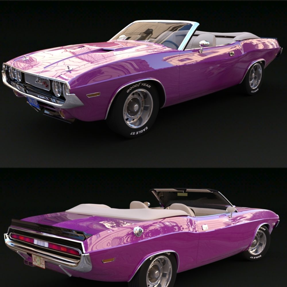 DODGE CHALLENGER CONVERTIBLE for DAZ Studio