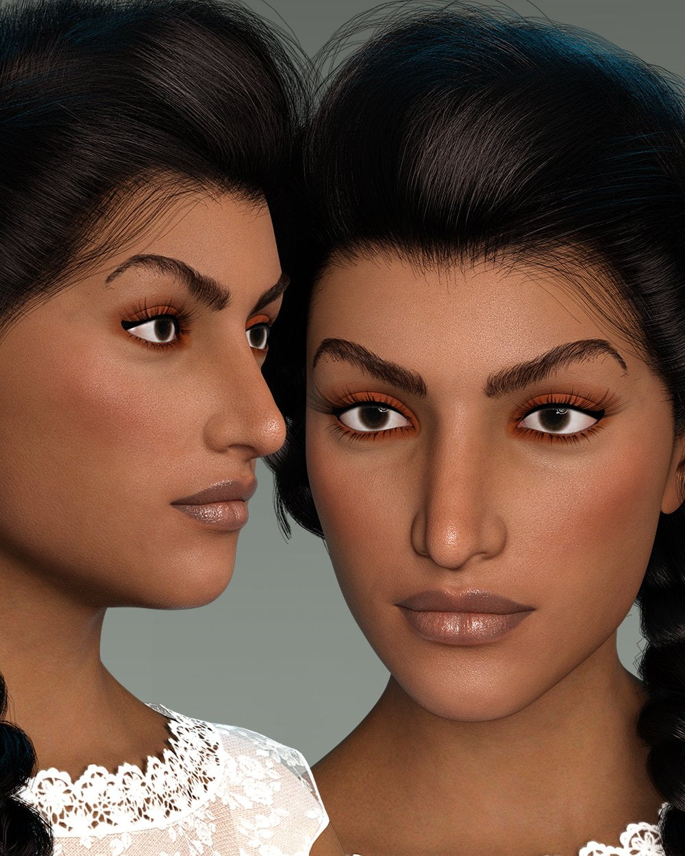 Twizted Detailed Face Morphs for Genesis 8 and 8.1 Female