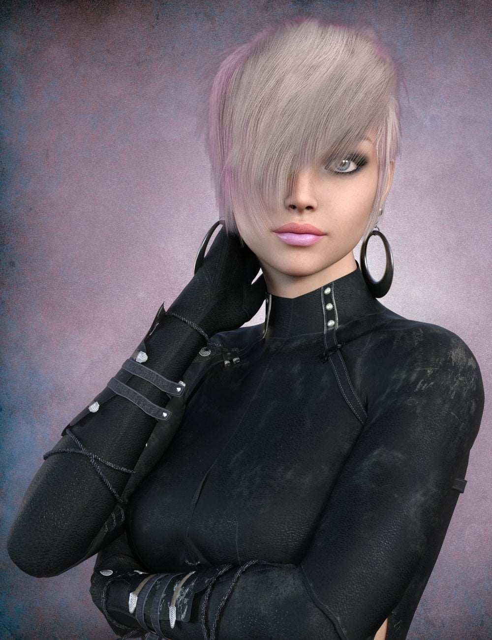 dForce Nash Hair for Genesis 8