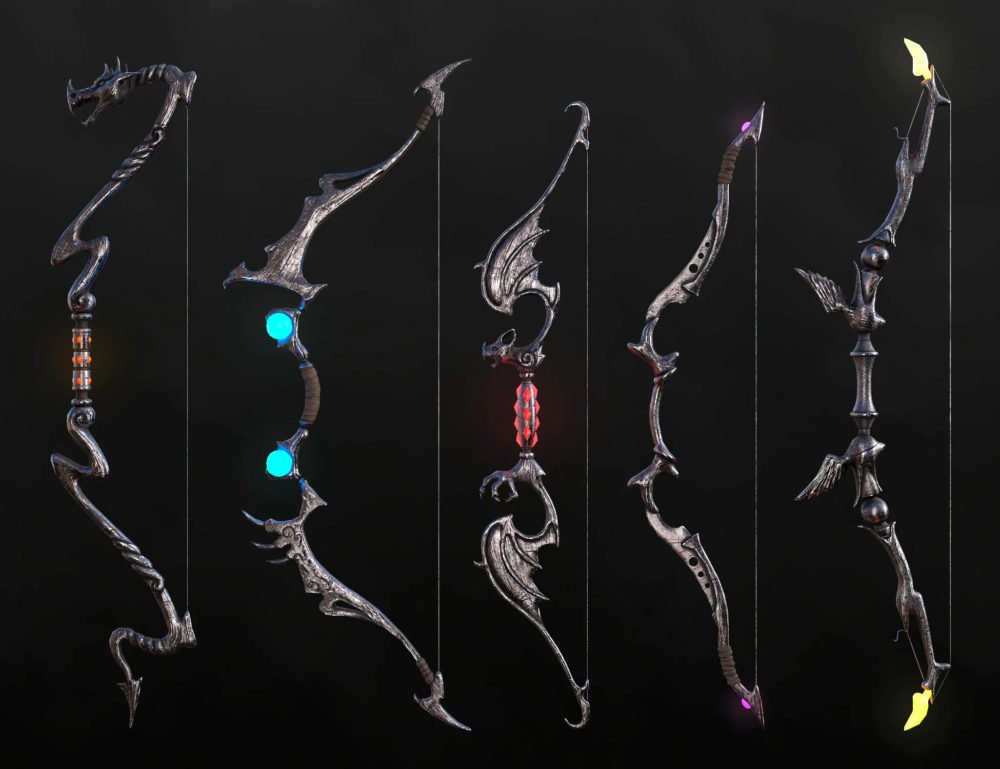 Fantasy Bow And Arrow Collection Vol.1 for Genesis 8