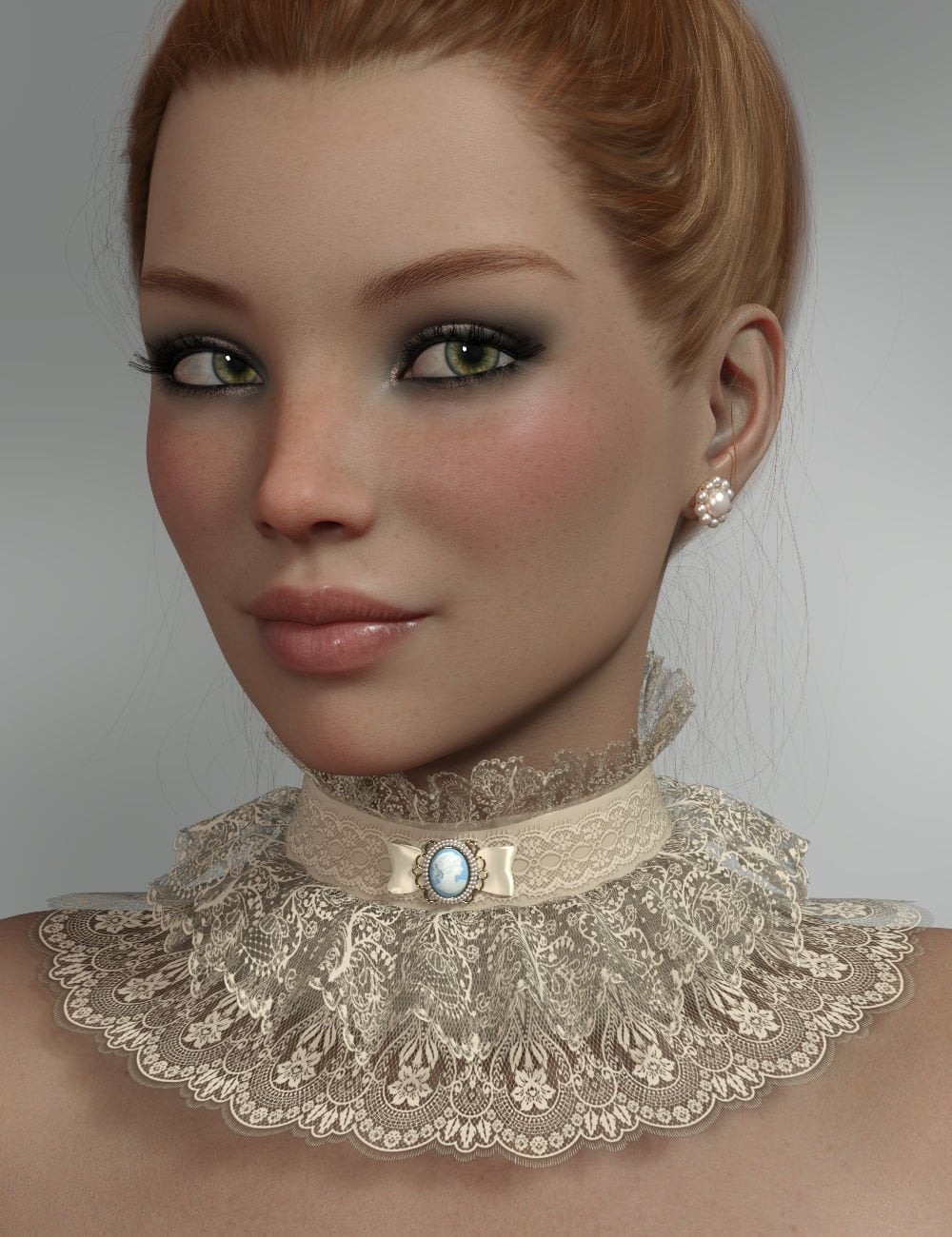 Neck Romance Collars for Genesis 8 and 8.1 Females