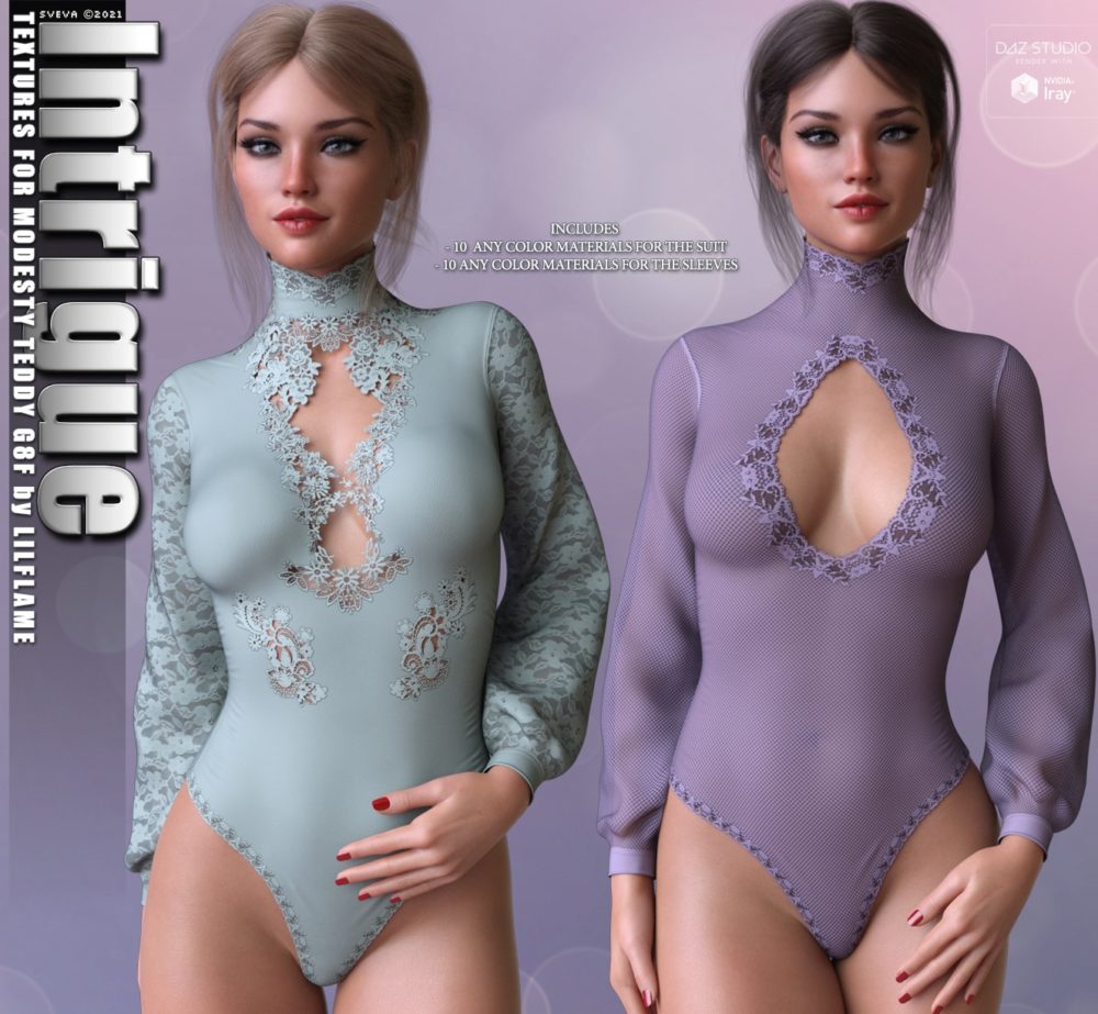 Intrigue Textures for Modesty Teddy G8F