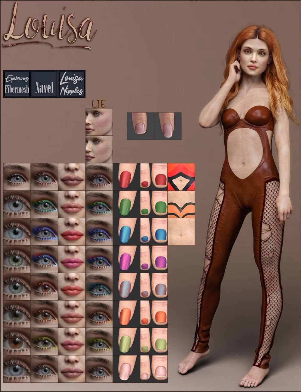 TDT-Louisa for Genesis 8.1 Female