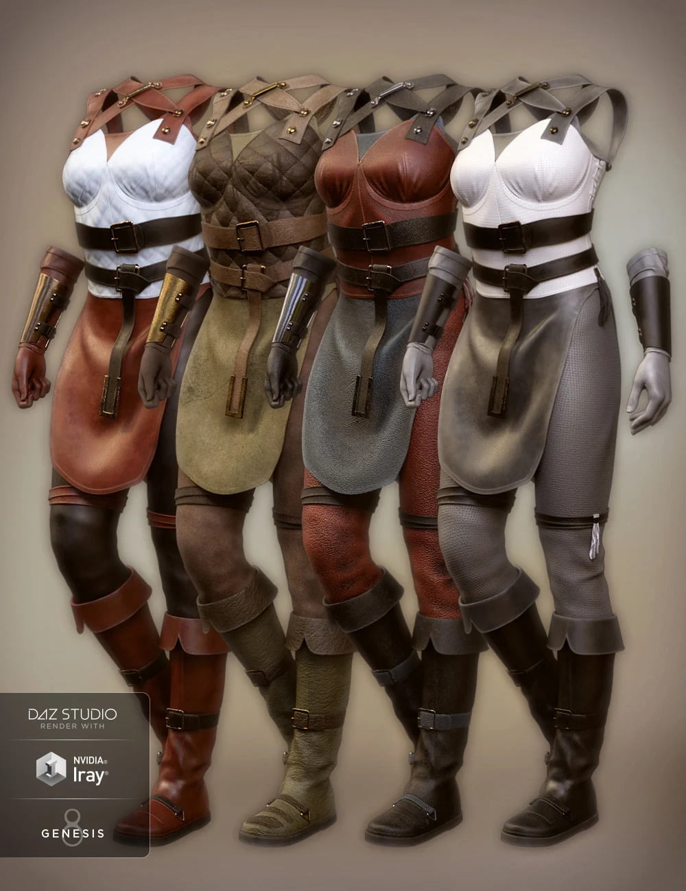 Rebel Rogue Outfit Textures