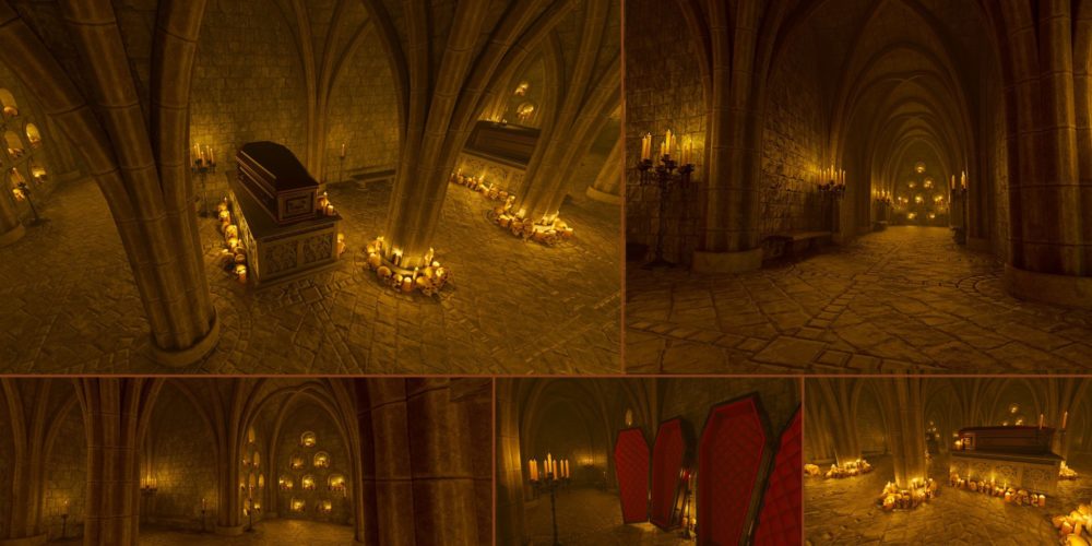 Vampire Crypt and Props