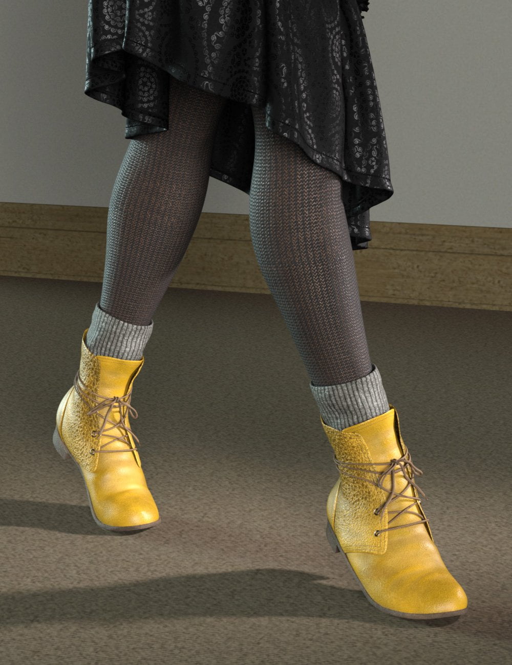 Cool Weather Booties for Genesis 8 and 8.1 Females