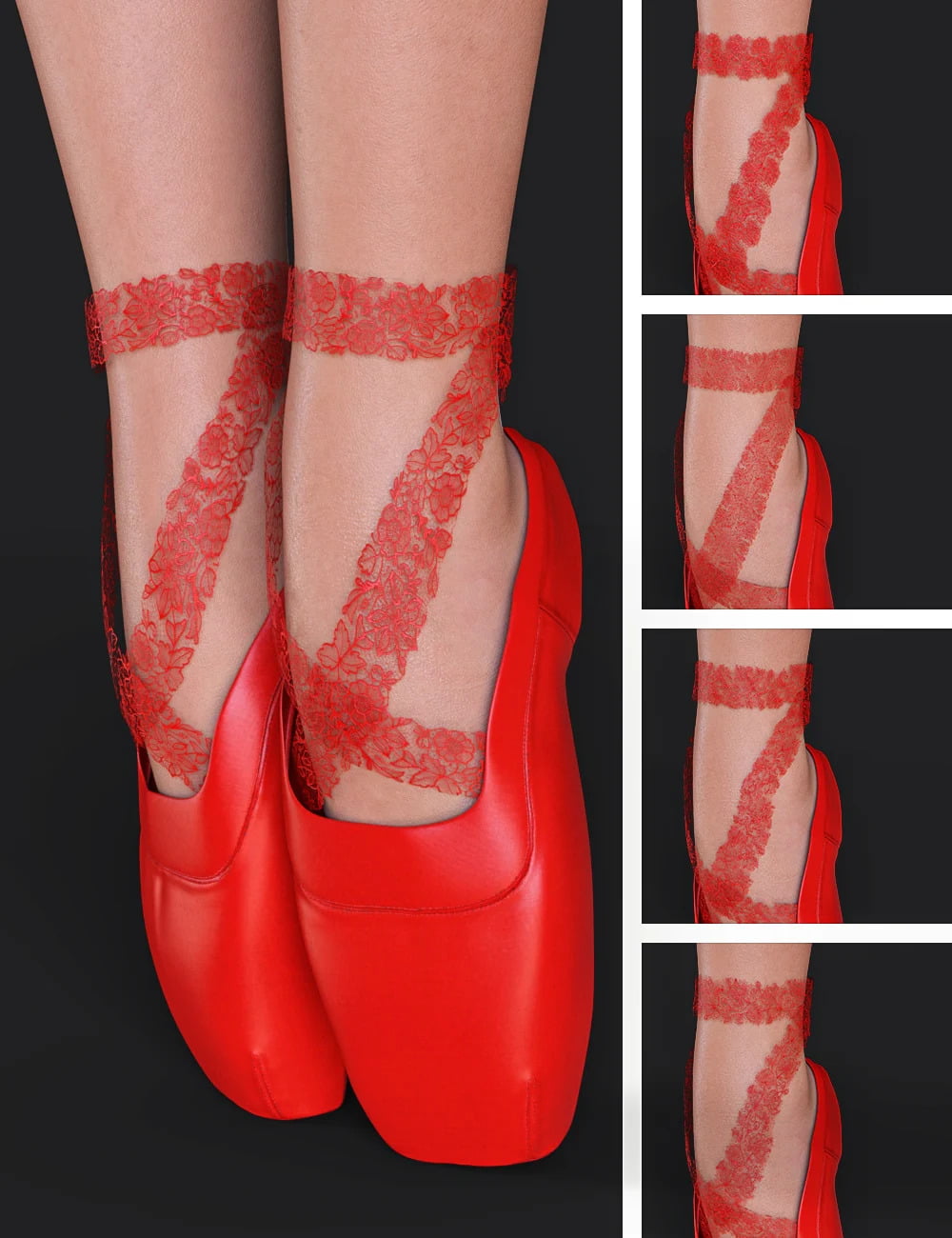 dForce Clara Ballerina Outfit Textures