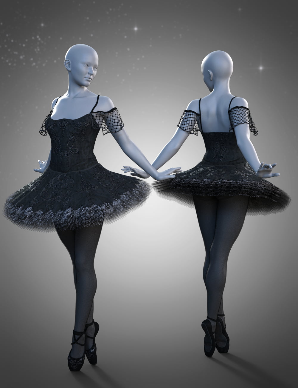 dForce Classic Ballet Outfit Vol 1 Textures