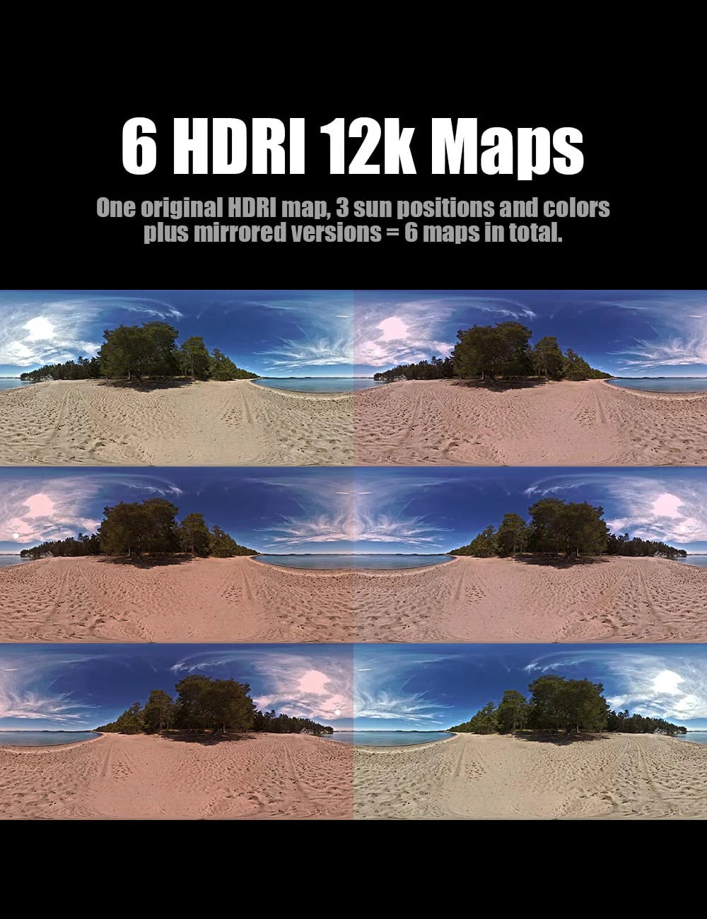 HD Scans Beach Rocks