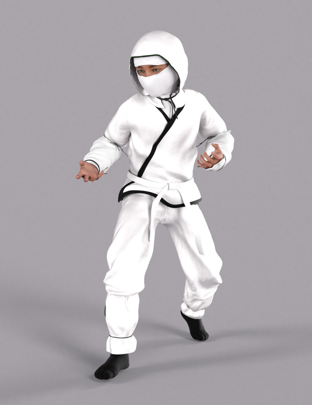 Ninja Kid Outfit Textures