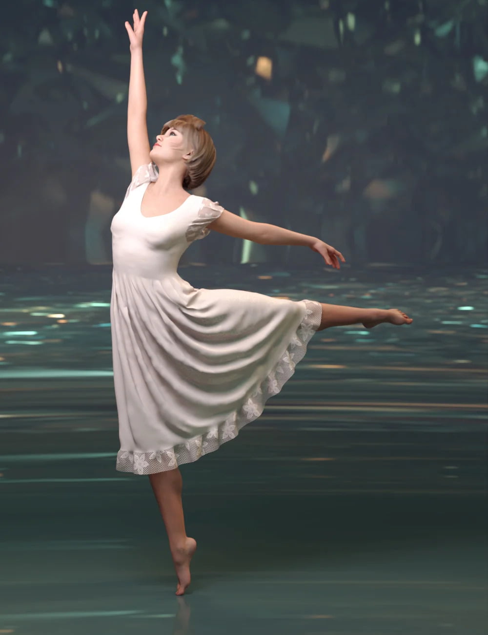 Nutcracker Dance Poses for Clara 8.1 and Genesis 8.1 Female
