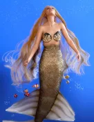 PhilW's Mermaid Hair for Genesis 8 and 8.1 Females