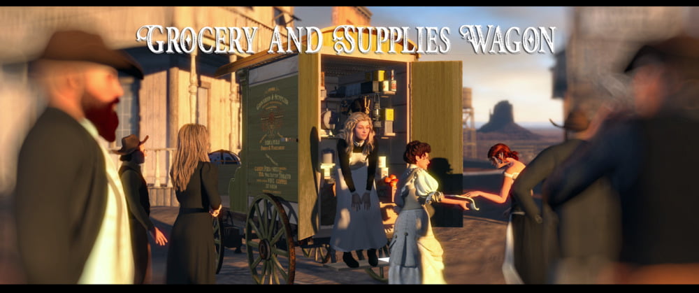 Western Peddling Cart for DS