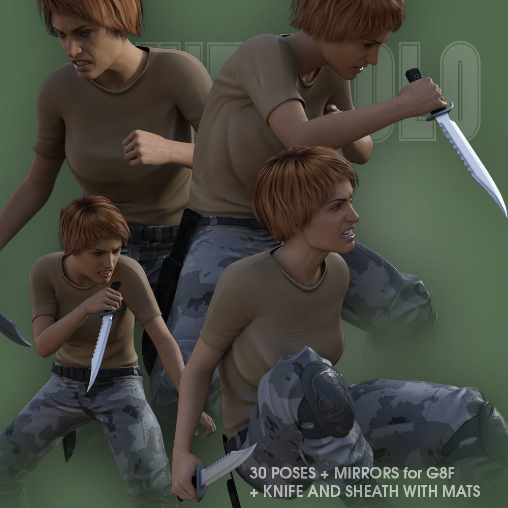 KNIFE SOLO for Genesis 8 Female