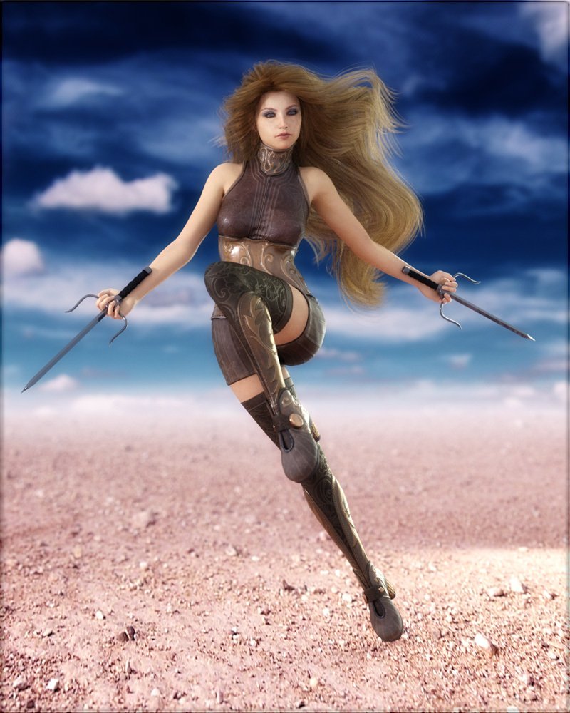 Ninja Combat Poses for G8F