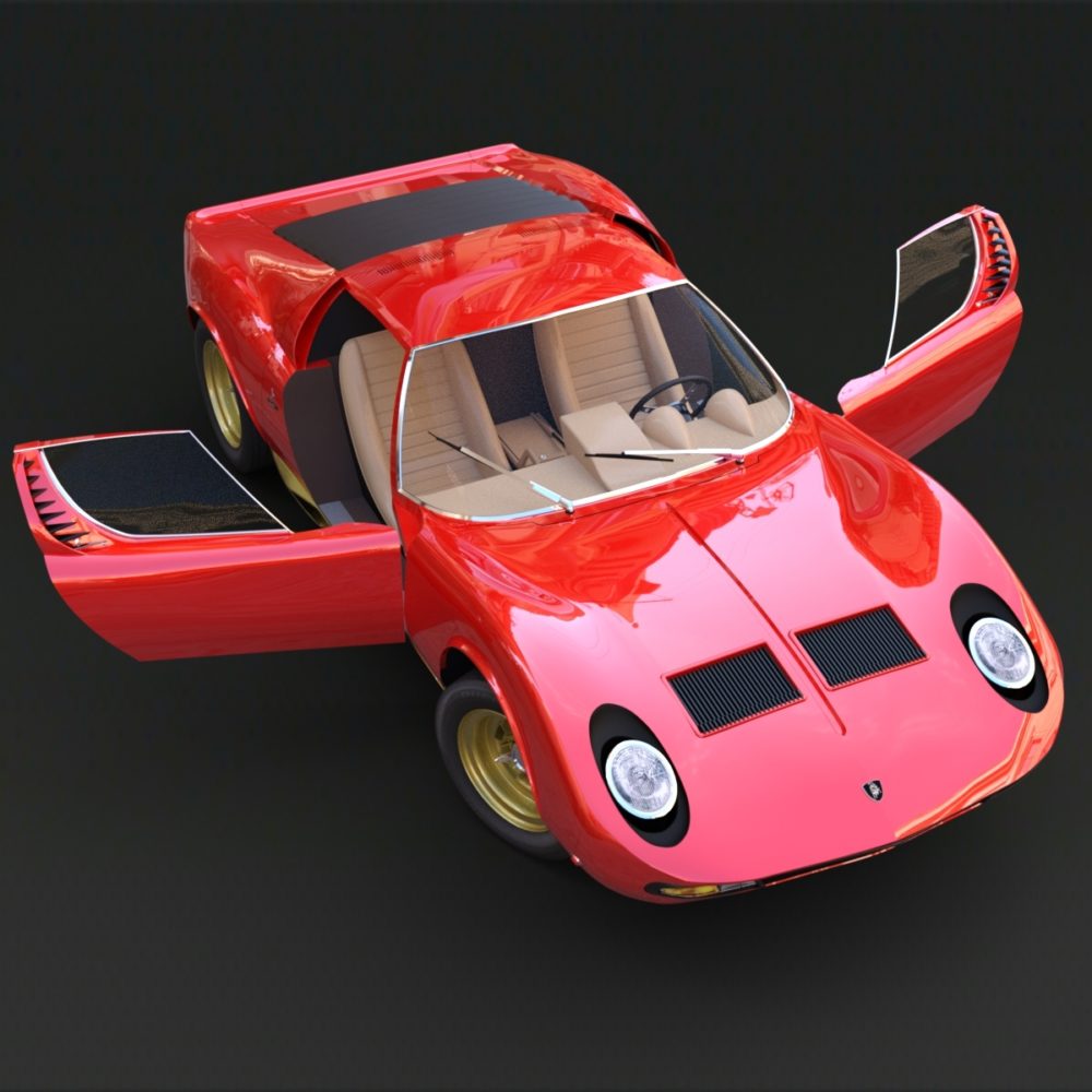 LAMBORGHINI MIURA for DAZ Studio