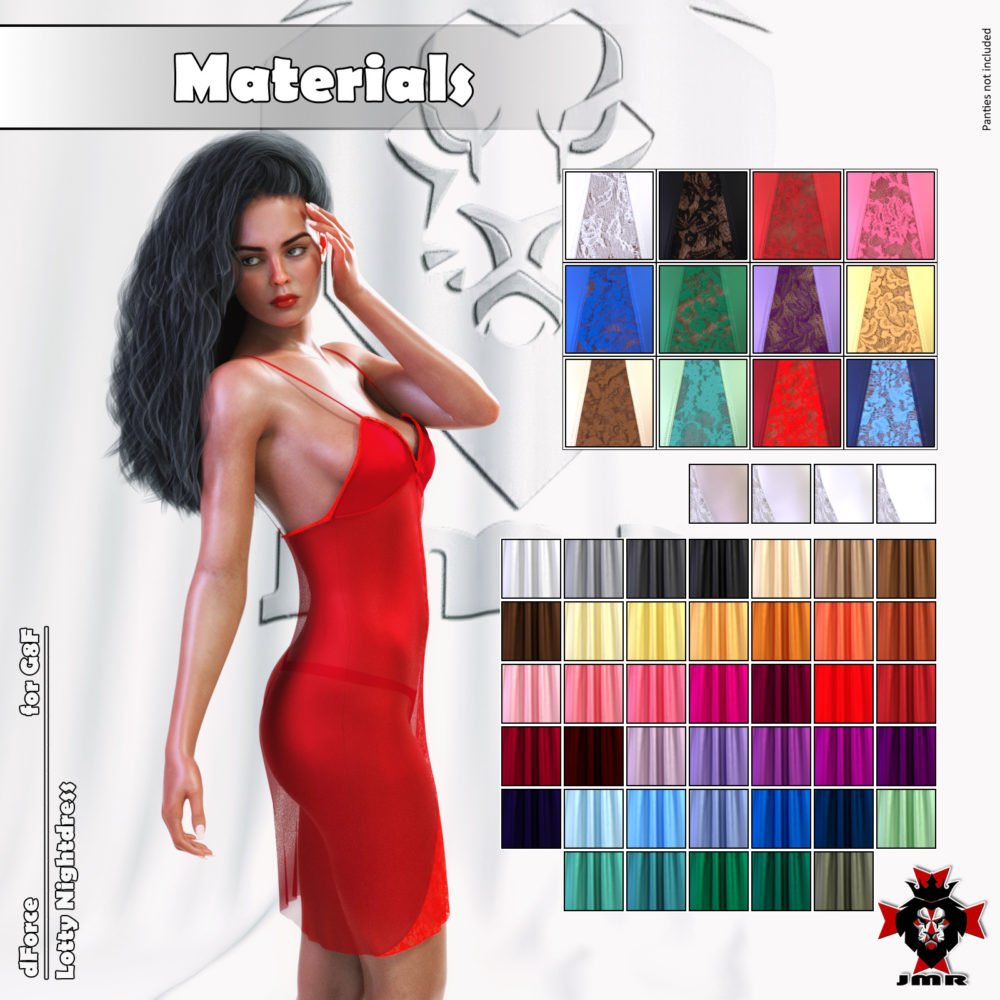 JMR dForce Lotty Nightdress for G8F