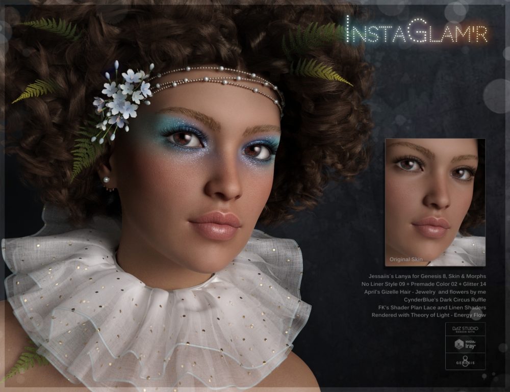 INSTAGLAM'R IRAY Magic MakeUp Genesis 8, 8.1 & 3