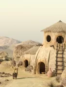 v176 Desert Tribe Hut