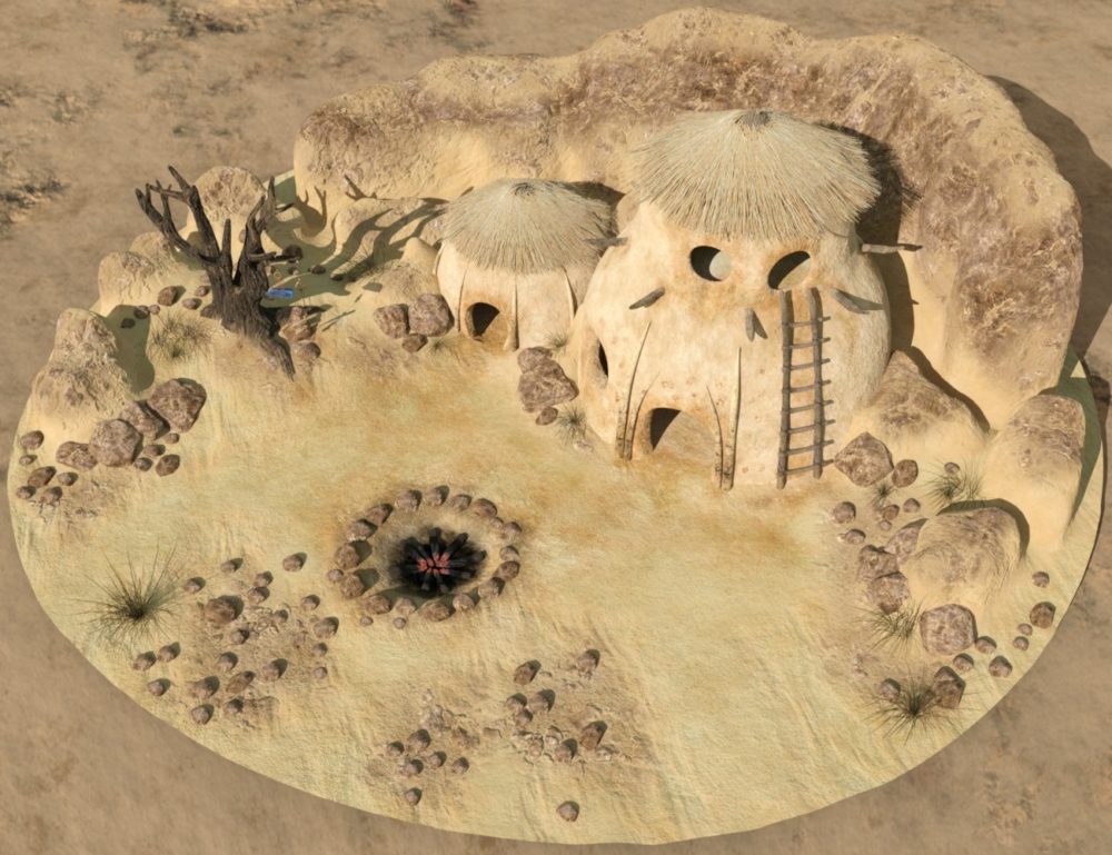 v176 Desert Tribe Hut