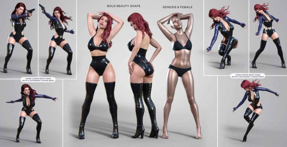 Z Bold Beauty Shape and Pose Mega Set