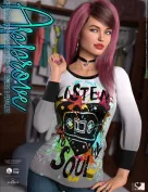 Approve for dForce Weekend Top for Genesis 8 Female(s)