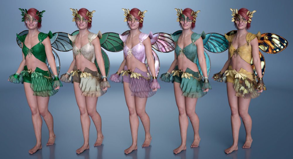 dForce Copperwhirl Outfit for Genesis 8 and 8.1 Females