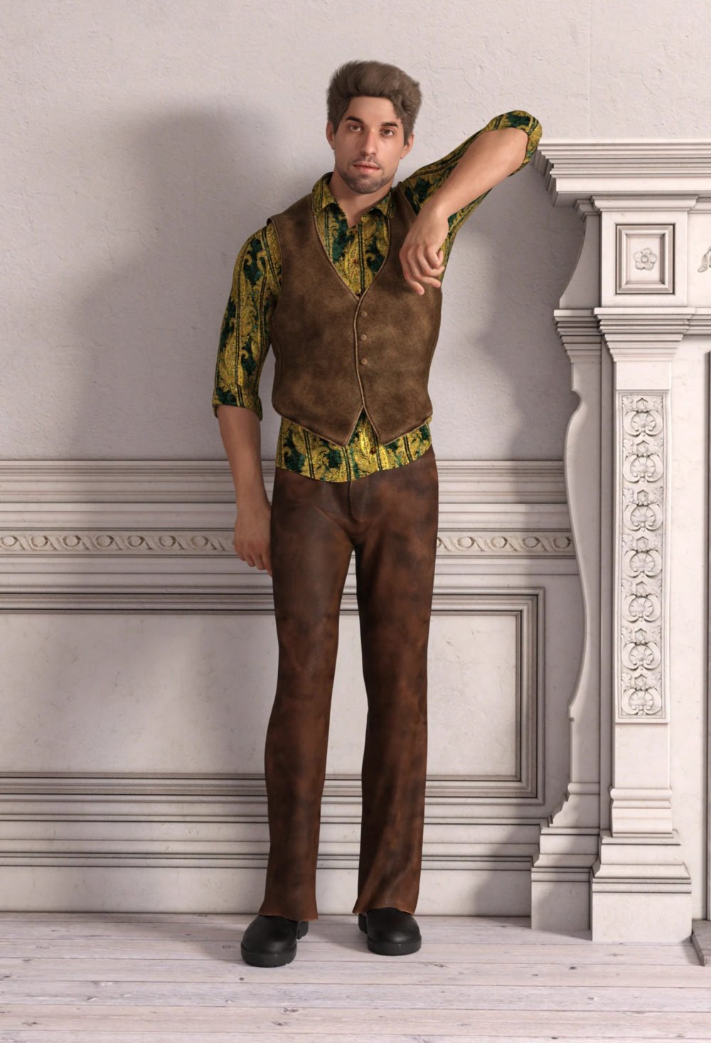 Mick, Hair and dForce Outfit for Mick Genesis 8 and 8.1 Males