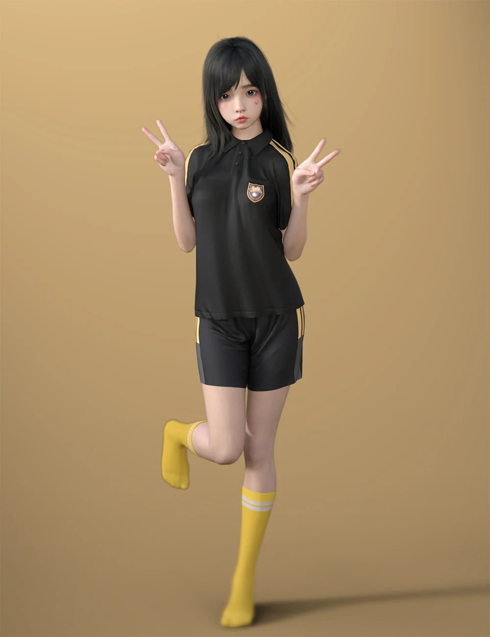 dForce SU Summer School Uniform for Genesis 8 and 8.1 Females