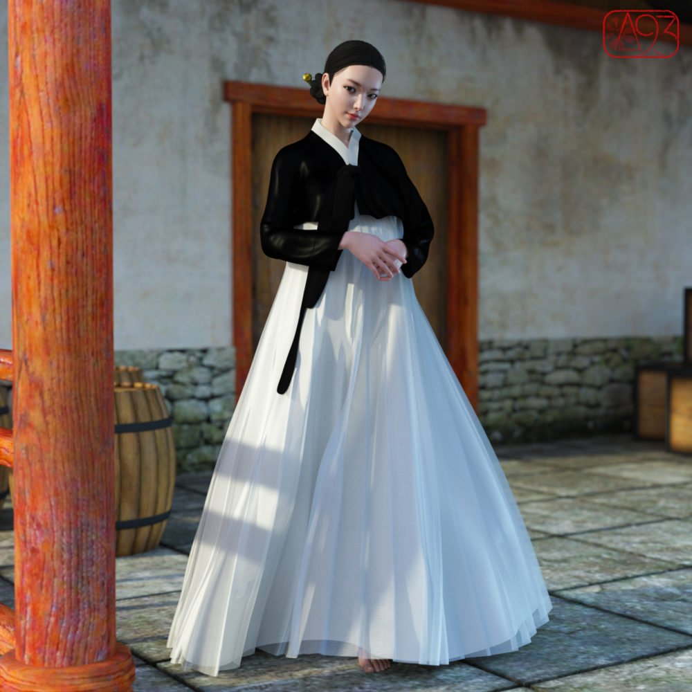 a93 - dForce Hanbok for G8F and G8.1F