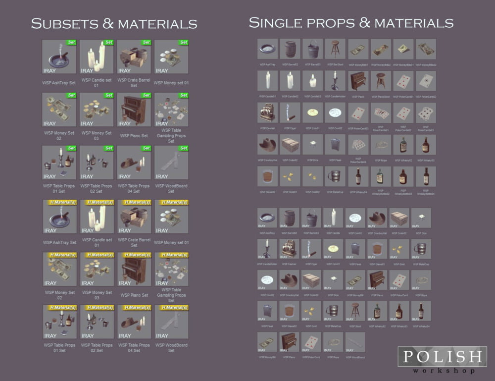 Western Saloon Props