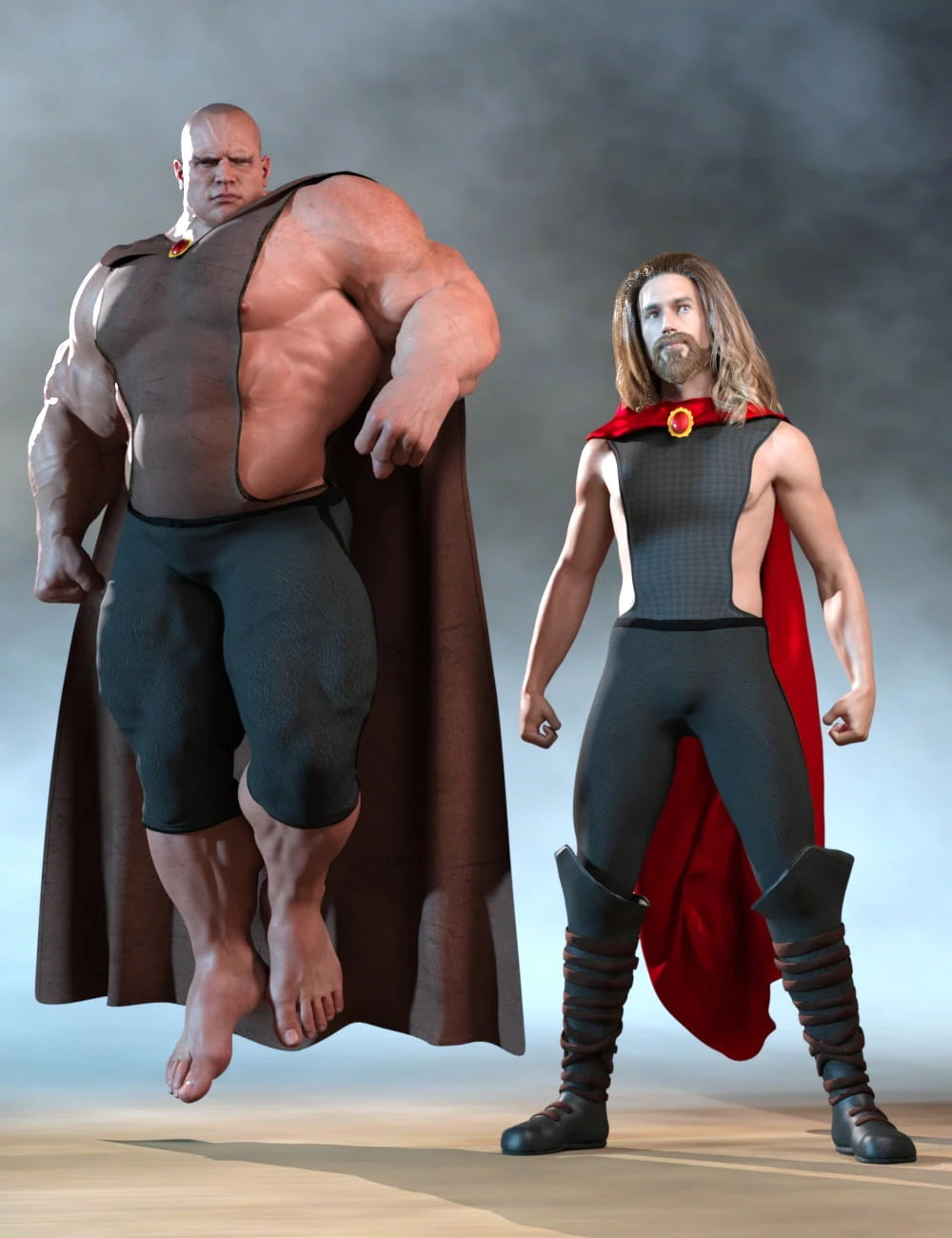 dForce Chronicles of the Heroes Outfit for Genesis 8 Males