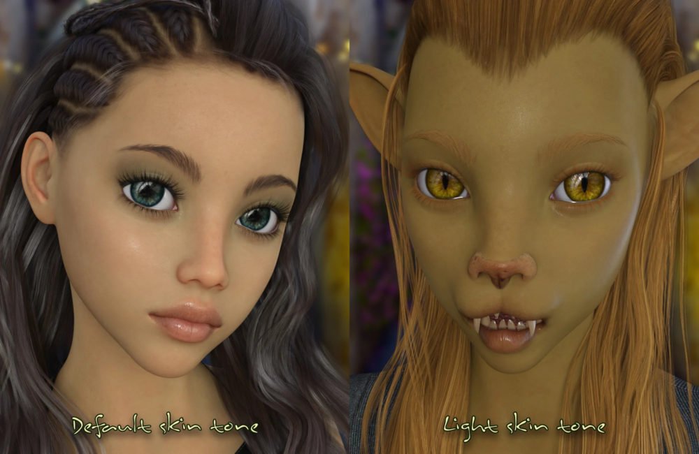 Meong and Tabby for Genesis 8 Female