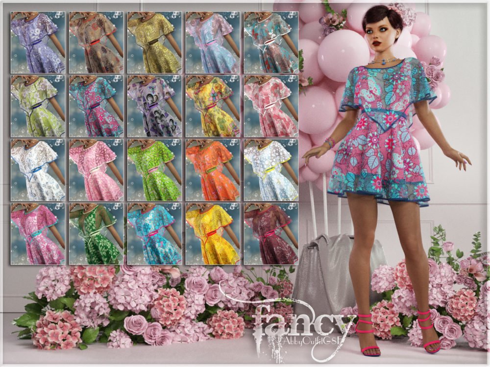 Fancy Abby Outfit G8F