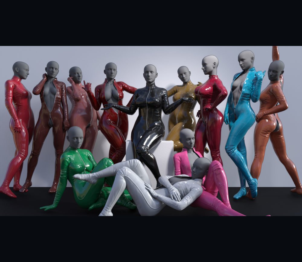 Catsuit 02 dforce outfit for Genesis 8 & 8.1 Female(s)