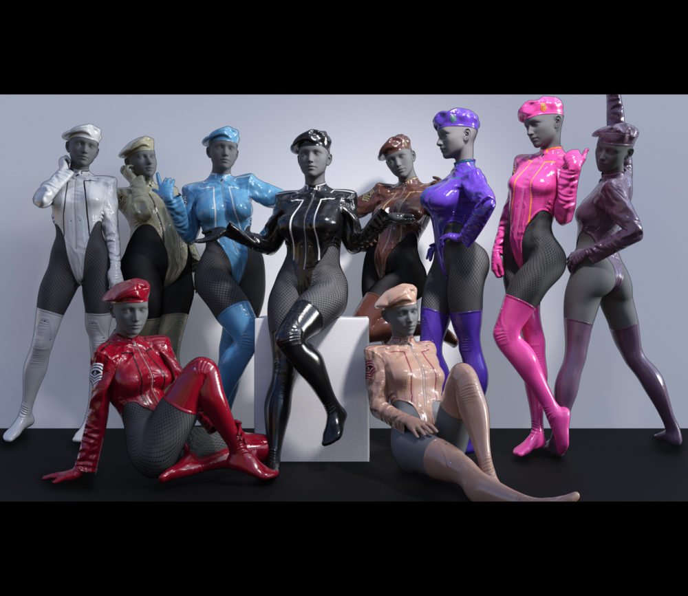 Cosplay Bodysuit dforce outfit for Genesis 8 & 8.1 Female(s)