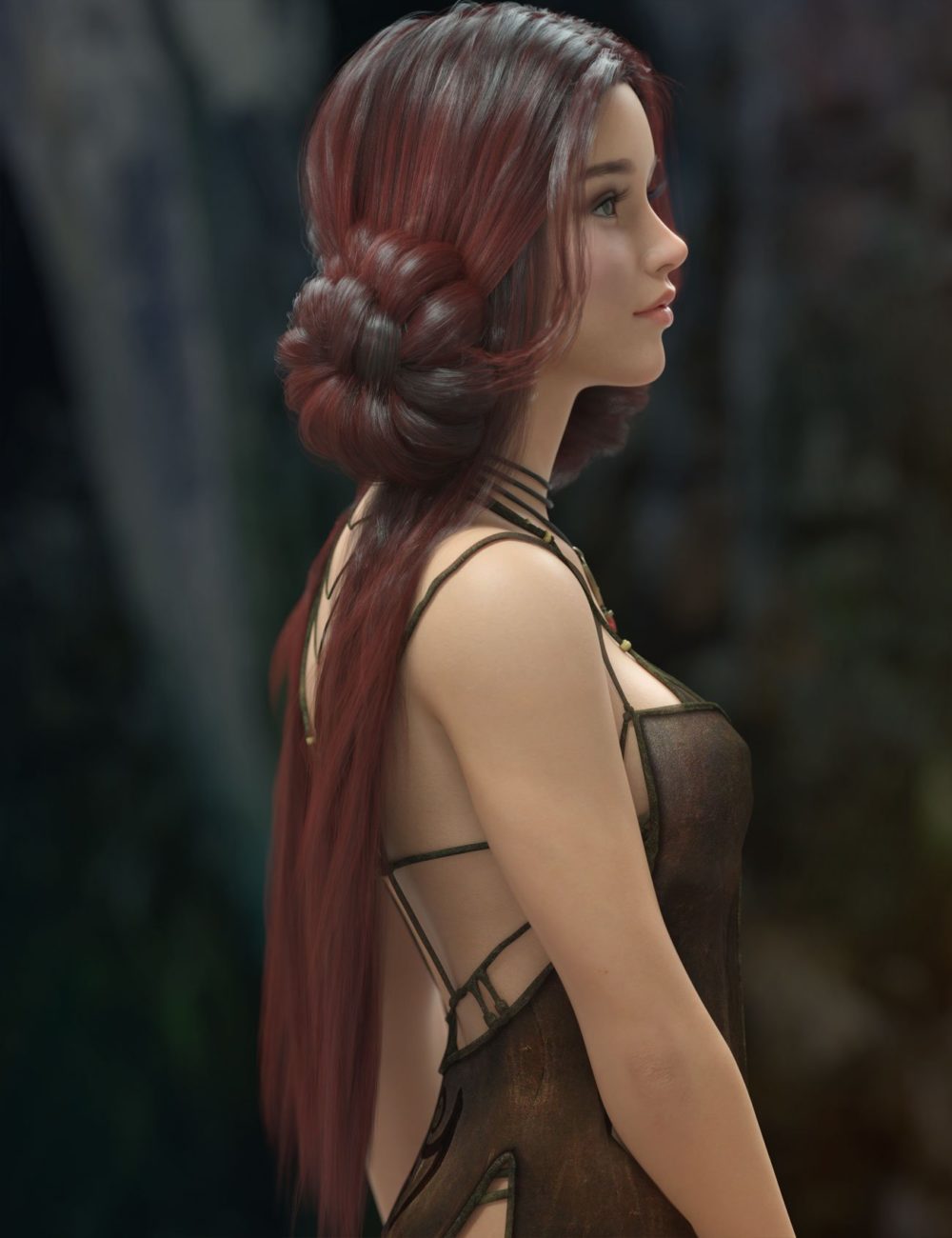 Xandy Hair for Genesis 3, 8 and 8.1 Females