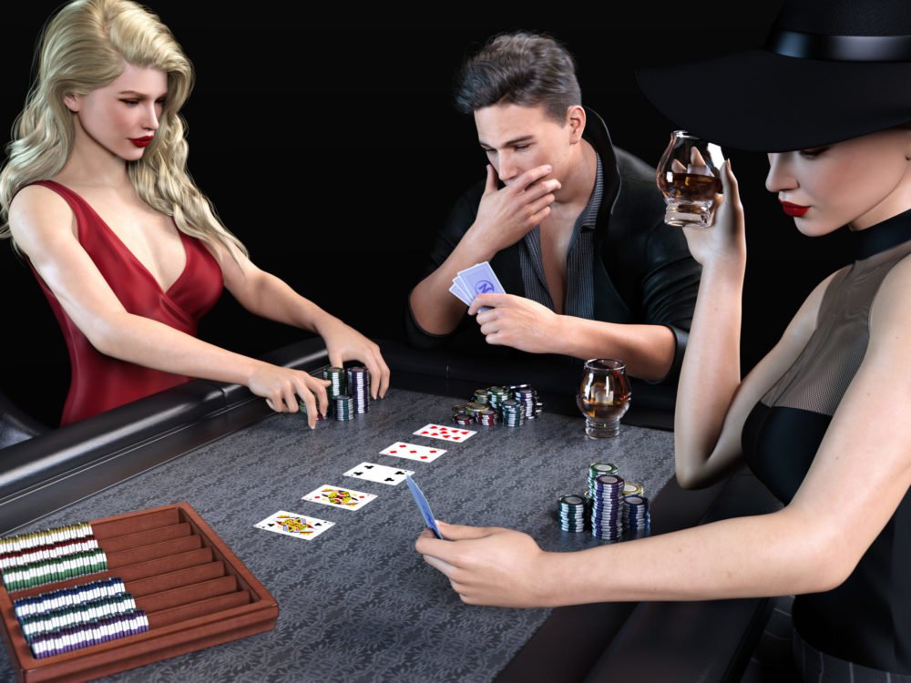 Z Game Night Props and Poses for Genesis 8 and 8.1