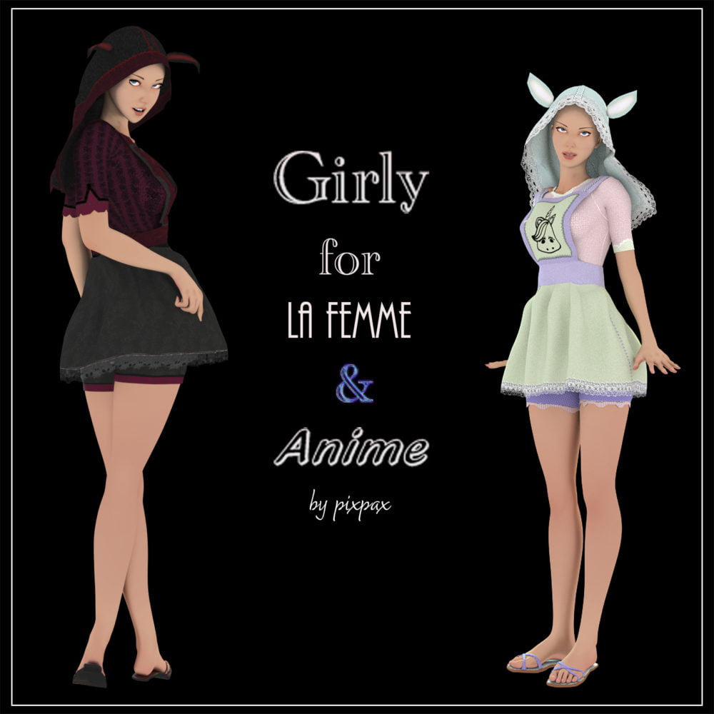 Girly for La Femme & La Femme Anime