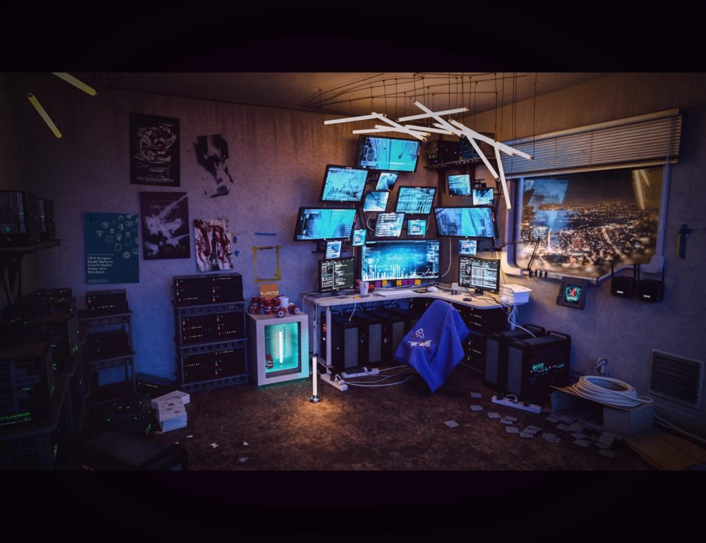 Hacker Hideout Room