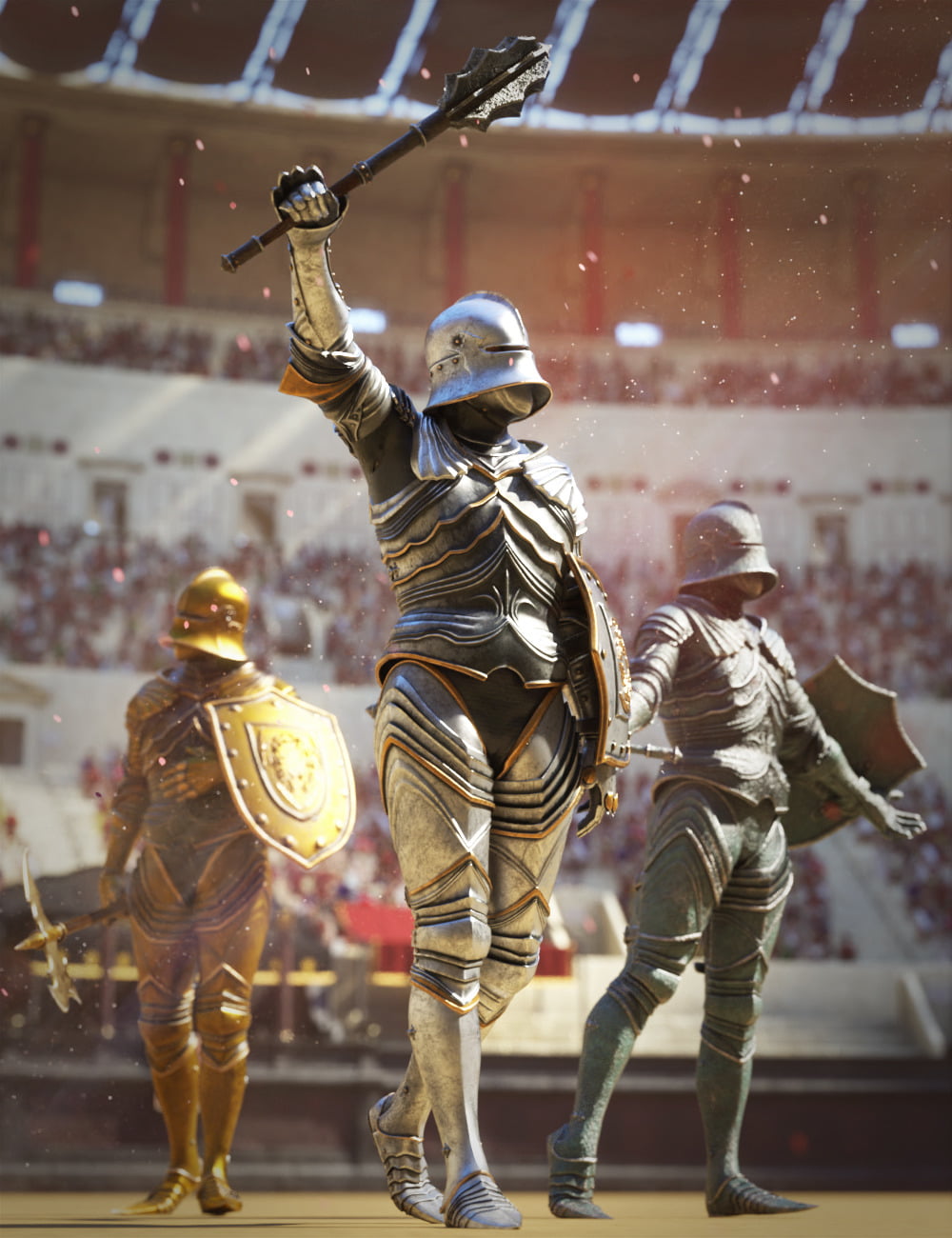 The Knight Series 04 for Genesis 8 Males