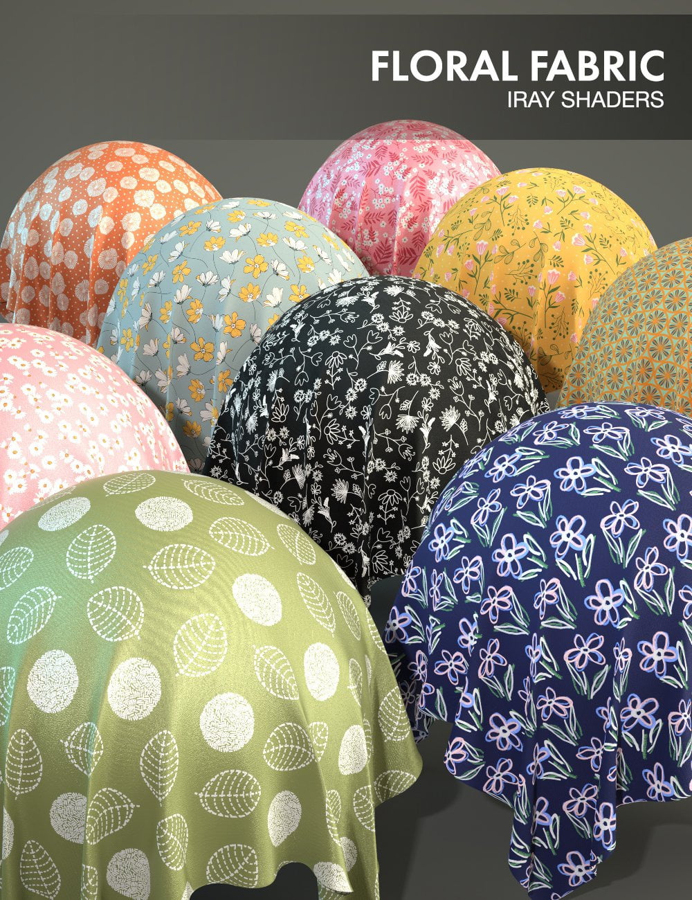 Floral Fabric - Iray Shaders
