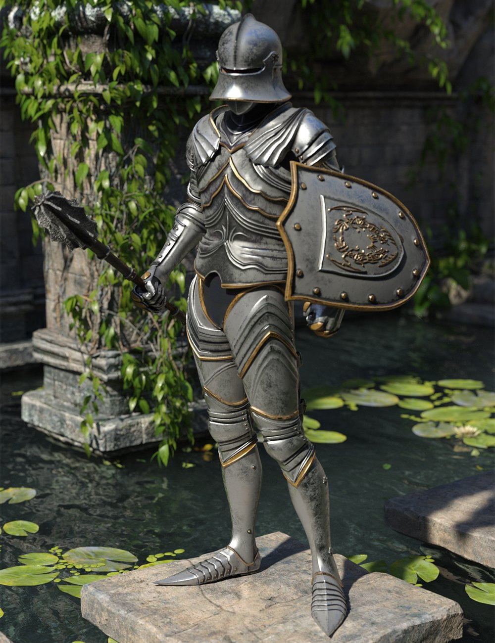 The Knight Series 04 for Genesis 8 Males