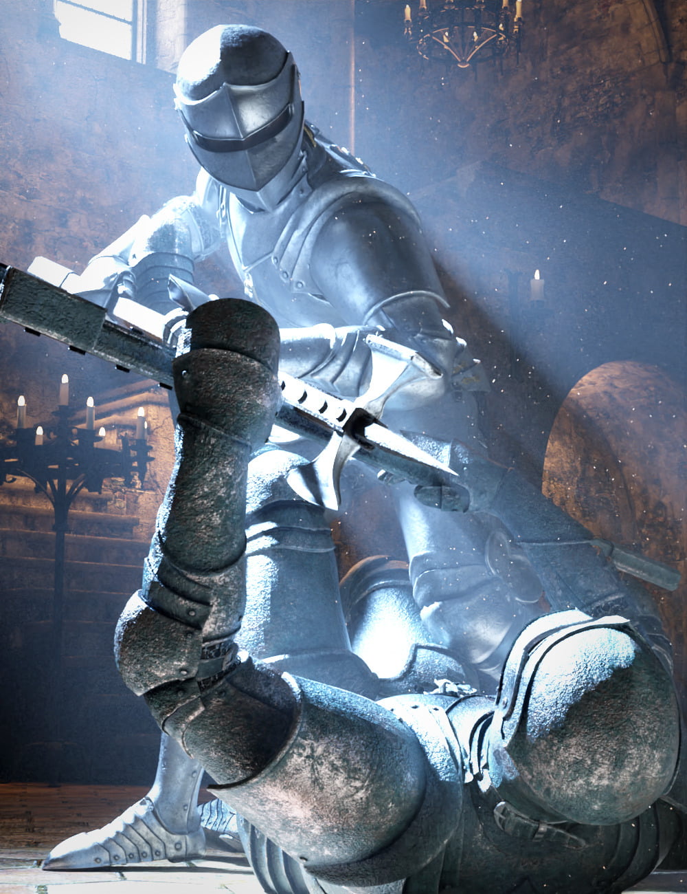 The Knight Series 03 for Genesis 8 Males