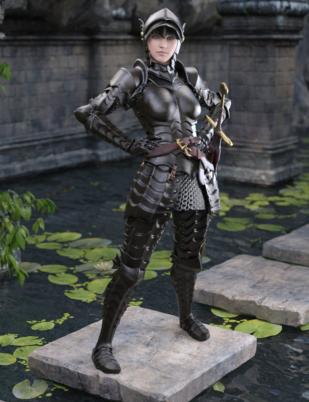 The Knight Series 02 for Genesis 8 Females