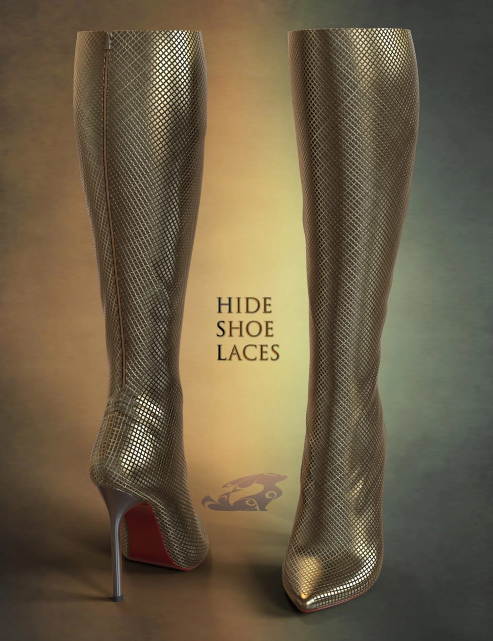 Ava High Heel Boots for Genesis 3, 8, and 8.1 Females