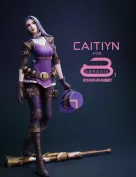 Caitlyn For Genesis 8 and 8.1 Female