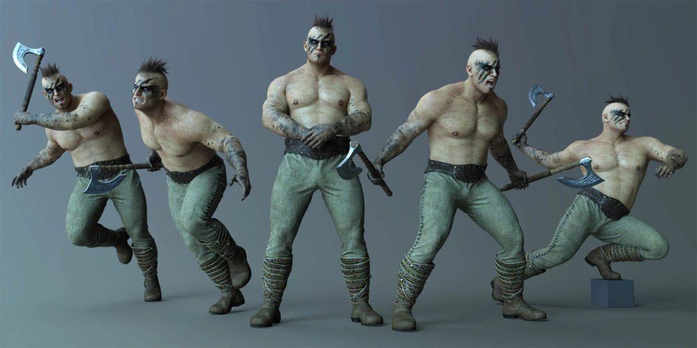 CDI Poses for Kjaer 8 and Genesis 8 Male